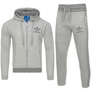 Adidas Originals szary dres męski komplet AB7587/AB7581 M - Dresy męskie - miniaturka - grafika 1