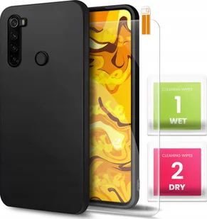 Hello Case Etui do Xiaomi Redmi Note 8t Czarne, Matowe, Obudowa Slim SZKŁO 9H - Etui i futerały do telefonów - miniaturka - grafika 1