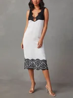 Sukienki - LA Angels Sukienka w kolorze biało-czarnym - miniaturka - grafika 1