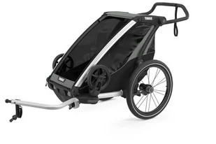 Thule Chariot Lite1 przyczepka rowerowa Agave czarno-szara TH/10203021 - Przyczepki rowerowe - miniaturka - grafika 1