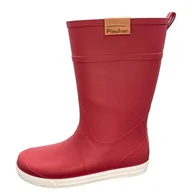 Kalosze damskie - Fischer Damskie kalosze Tide, czerwone, 40 EU, czerwony, 40 EU - miniaturka - grafika 1