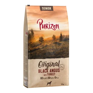 Purizon Senior, wołowina Black Angus i indyk - 12 kg - Sucha karma dla psów - miniaturka - grafika 1