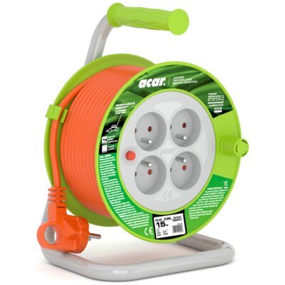 Przedłużacz ACAR M01897 15 m Pomarańczowy