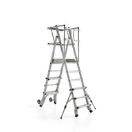 Drabiny - Schodki magazynowe ATOP, 4-6 stopni, 940-1370 mm - miniaturka - grafika 1