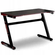 Biurka gamingowe - Biurko gamingowe komputerowe czarne - miniaturka - grafika 1