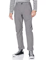 Spodenki męskie - G-STAR RAW Męskie spodnie Vetar Slim Casual Pants, Zinc/Dk Black Dobby C419-c014, 29W / 30L - miniaturka - grafika 1