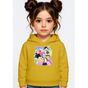 Bluzy dla dziewczynek - BLUZA DZIECIĘCA K-POPOWE ŁOWCZYNIE DEMONÓW HUNTRIX 104 Z KAPTUREM - miniaturka - grafika 1