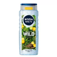 Żele pod prysznic dla mężczyzn - Nivea Men Extreme Wild Fresh Citrus Żel pod prysznic do ciała i włosów Shower Gel) Objętość 500 ml) - miniaturka - grafika 1