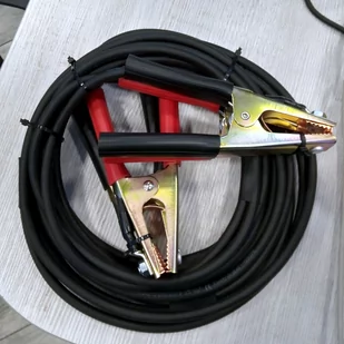 Kable, przewody rozruchowe 2x 3m guma 25mm2 HQ - Akcesoria spawalnicze - miniaturka - grafika 1