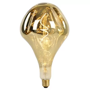 Calex Żarówka LED E27 ściemnialna G165 lustrzana złota 6W 100 lm 1800K - Żarówki LED - miniaturka - grafika 1
