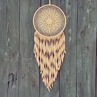 Dekoracje domu - Cyntia miodowy łapacz snów - miniaturka - grafika 1