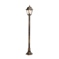 Lampy ogrodowe - QAZQA Klasyczna latarnia antyczne złoto 122 cm IP44 - Capital - miniaturka - grafika 1