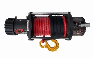 Wyciągarka XTR 13500lbs [6130kg] z liną syntetyczną 12V (lina: 9,5mm szara dyneema 27m 9800kg +hak zdejmowany) 81880009 - Wciągarki - miniaturka - grafika 4