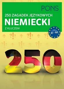 Pons 250 zagadek językowych niemiecki z kluczem - LektorKlett - Książki do nauki języka niemieckiego - miniaturka - grafika 1