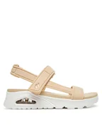 Sandały damskie - Skechers Sandały Uno-Summer Stand2 119813/NAT Beżowy - miniaturka - grafika 1