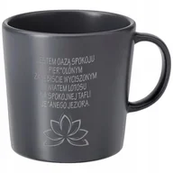 Kubki - KUBEK KAMIONKA SZARY JESTEM OAZĄ SPOKOJU GRAWER - miniaturka - grafika 1