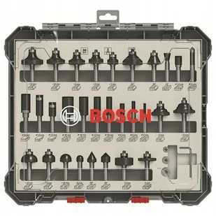 Bosch Powertools powertools cutter set 30 pcs Mixed 8mm shank 2607017475 - Akcesoria do elektronarzędzi - miniaturka - grafika 1