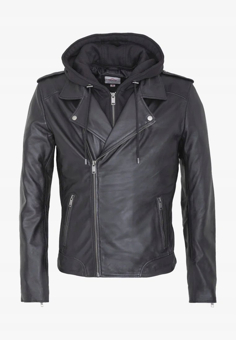 Lee Cooper kurtka męska ramoneska odpinany kaptur BERAT rozmiar M