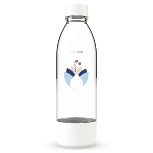 Pushair Butelka Do Saturatora Dafi 0,7 Biała Kwiaty - Akcesoria i części AGD - miniaturka - grafika 1