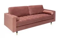 Sofy i kanapy - Invicta Sofa Levt 225cm różowy Invicta 41071 - miniaturka - grafika 1