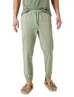 Spodenki męskie - Koton Męskie spodnie chinosy do biegania ze ściągaczem, z kieszeniami, bawełna, Khaki (898), 40 - miniaturka - grafika 1