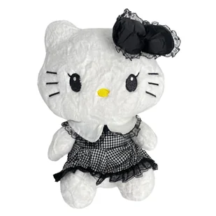 Maskotka Pluszowa Pluszak Hello Kitty Czarna Sukienka 40cm - Maskotki i pluszaki - miniaturka - grafika 1