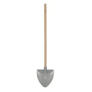 Łopatka dziecięca 77x16 cm szara drewniano-plastikowa - Zabawki do piasku - miniaturka - grafika 1