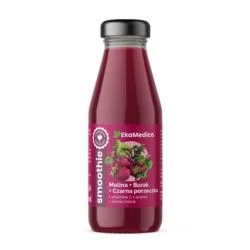 EkaMedica, smoothie, malina-burak-czarna porzeczka, 250 ml - Soki i napoje niegazowane - miniaturka - grafika 1