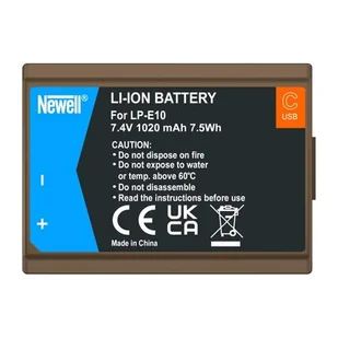 Akumulator NEWELL 1020 mAh do Canon LP-E10 - Akumulatory do aparatów dedykowane - miniaturka - grafika 1