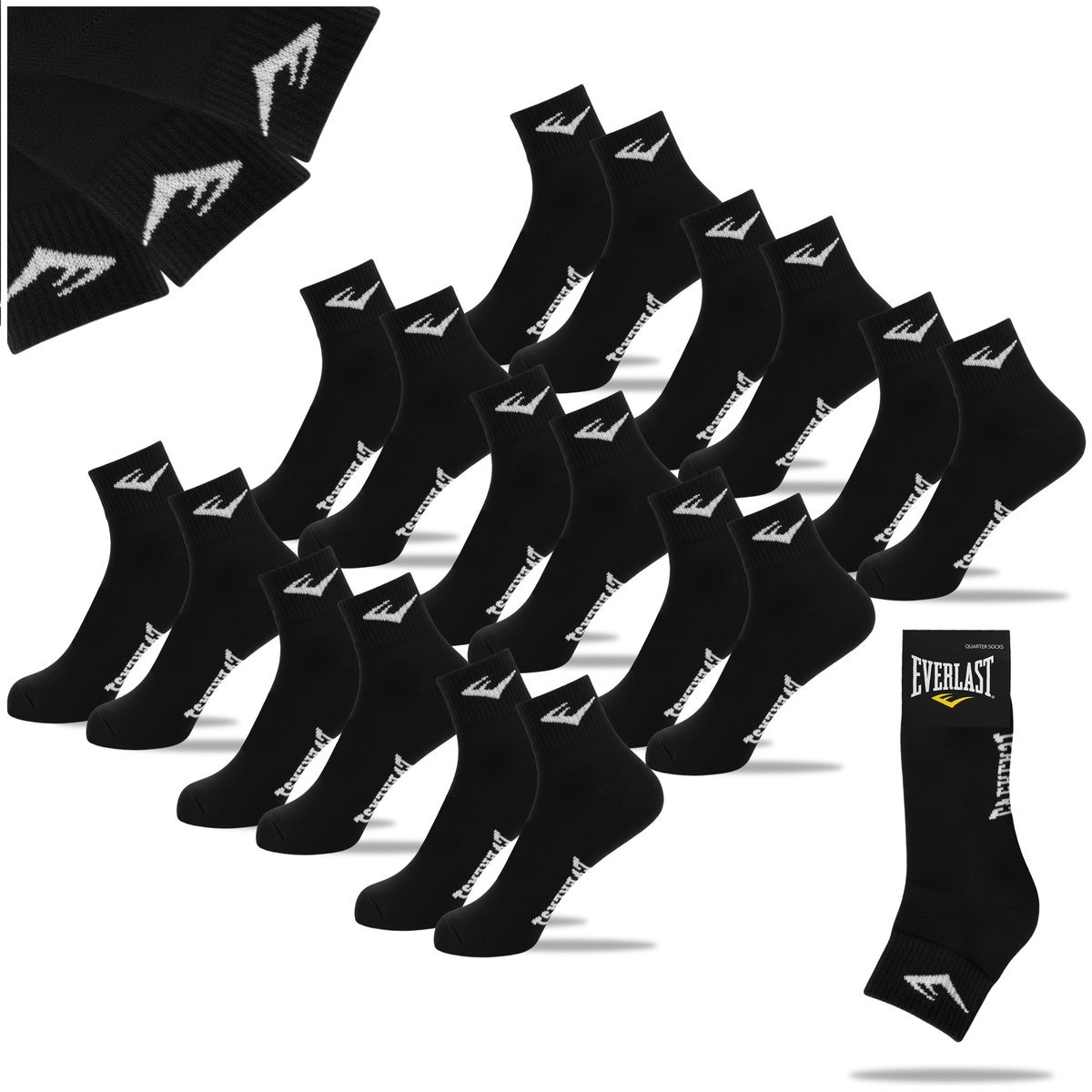 Everlast Skarpety Męskie 9 Par Bawełna Zakostki 003 Rozmiar 39/42