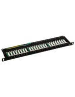 Pozostałe akcesoria sieciowe - Patch panel OPTIMUM UTP kat.6 24 porty LSA 0.5U - miniaturka - grafika 1