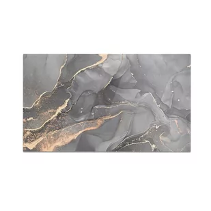 Szklana deska kuchenna HOMEPRINT Szaro-złote plamy 60x52 cm - Deski do krojenia - miniaturka - grafika 1
