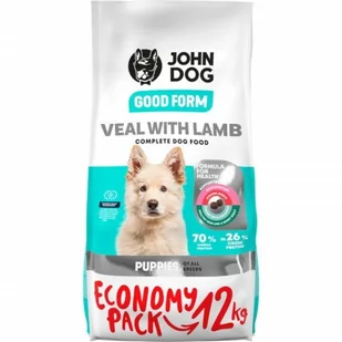 GOOD FORM Puppy cielęcina z jagnięciną 12 kg - Sucha karma dla psów - miniaturka - grafika 1