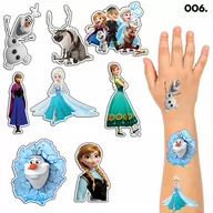Zabawki kreatywne - TATUAŻE ZMYWALNE DLA DZIECI TYMCZASOWE KRAINA LODU - 8 EL. / 150 WZORÓW - miniaturka - grafika 1