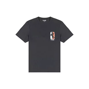Wrangler T-shirt męski Graphic Tee, Faded Black, S - Koszulki męskie - miniaturka - grafika 1