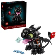 Klocki - LEGO ICONS 10375 Jak wytresować smoka: Szczerbatek NOCNA FURIA 18+ 784 elementy - miniaturka - grafika 1