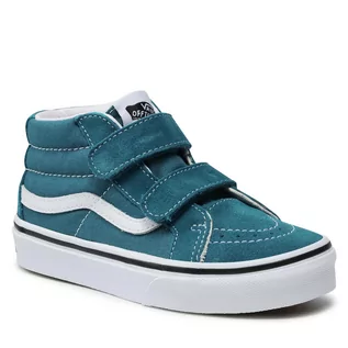 Buty dla chłopców - Sneakersy VANS - Sk8-Mid Reissue V VN00018T9EM1 Blue Coral/True White - grafika 1