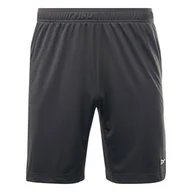 Spodenki męskie - Męskie Spodenki REEBOK COMM KNIT SHORT IB1273 – Czarny - miniaturka - grafika 1