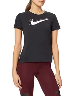 NIKE W Nk Df Swsh Run Top Ss Koszulka damska - Koszulki i topy damskie - miniaturka - grafika 1