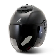 Kaski motocyklowe - Kask Otwarty Shark RS Jet Blank Czarny MatL - miniaturka - grafika 1