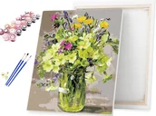 Malowanie po numerach - Malowanie po numerach Bukiet Kwiatów Polnych 40x50 / beliart - miniaturka - grafika 1