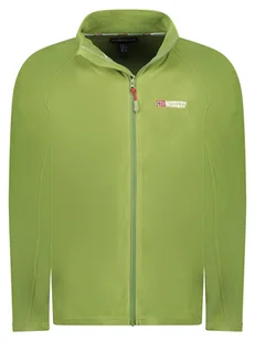 Geographical Norway Kurtka polarowa "Tug" w kolorze zielonym - Odzież trekkingowa męska - miniaturka - grafika 1