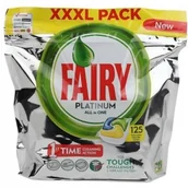 Środki do zmywarek - Fairy Kapsułki do zmywarek Platinum All One Lemon 125 szt - miniaturka - grafika 1