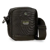 Paski - Pepe Jeans Leighton Bagaż- Torba kurierska Mężczyzna, czarny, Talla única, Mały pasek na ramię - miniaturka - grafika 1