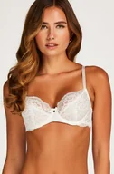 Biustonosze - Hunkemöller Biustonosz nieusztywniany z fiszbinami Marine Biały - miniaturka - grafika 1