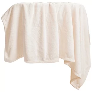 Koc 200 x 220 Pluszowy Mikrofibra Willy Kremowy - Koce - miniaturka - grafika 2