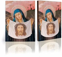 Ikona religijna Święta Weronika z Chustą - Ikony i obrazy sakralne Ikona religijna Święta Weronika z Chustą - Ikony i obrazy sakralne - miniaturka - grafika 1