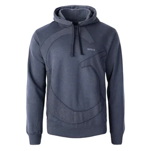 Męska Bluza GUESS TIMUR HOODIE FLEECE M3RQ13KBLE0-G7V2 – Granatowy - Bluzy męskie - miniaturka - grafika 1