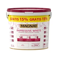 Farby wewnętrzne - Farba Magnat Impressive White biała 11.5 l - miniaturka - grafika 1