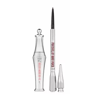 Benefit 2 Brow Bigshots zestaw 24-Hour Brow Setter żel do brwi Clear 7ml + Precisely My Brow Pencil kredka do brwi Warm Deep Brown 0,08g - Akcesoria i kosmetyki do stylizacji brwi - miniaturka - grafika 1